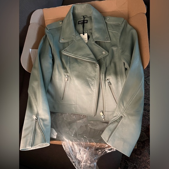 Lamarque Donna Leather Jacket Anthropologie NWT - Picture 2 of 12